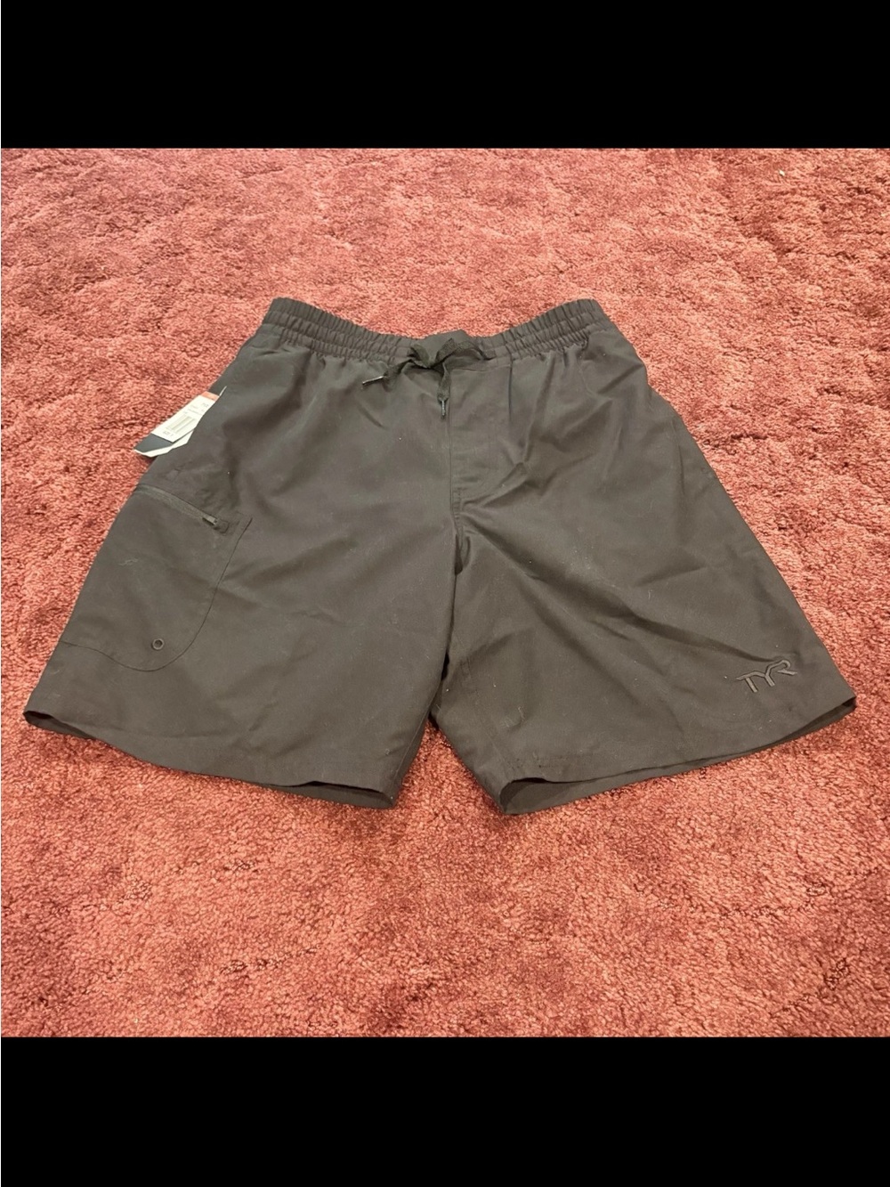 TYR Black Men’s Swim Trunks